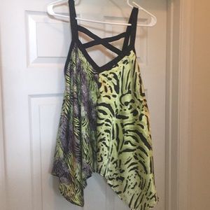 Steve Madden bold animal print top